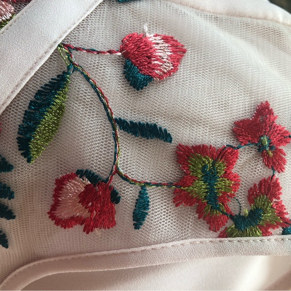 🌺 Soft Pink Blouse with Mesh Inserts 🌺 - Picture 13 of 15